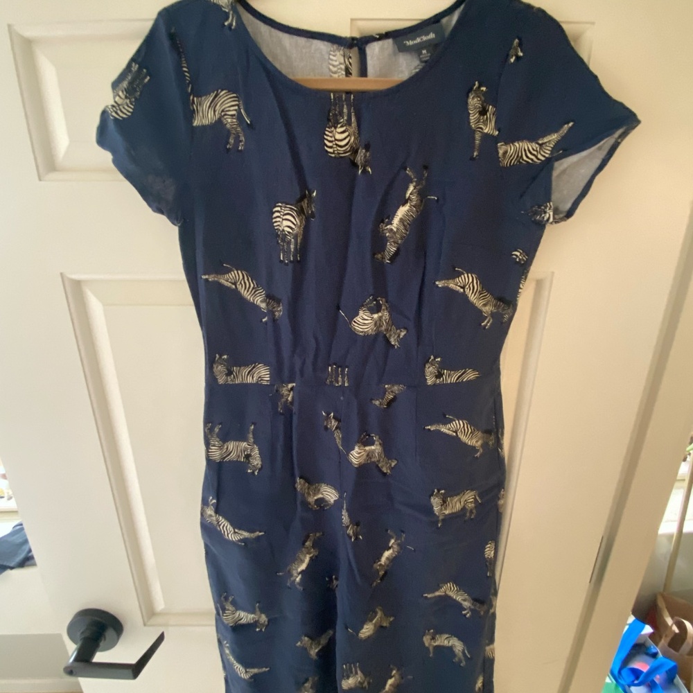 Modcloth Bold Notion Zebra-Print Jumpsuit - image 4